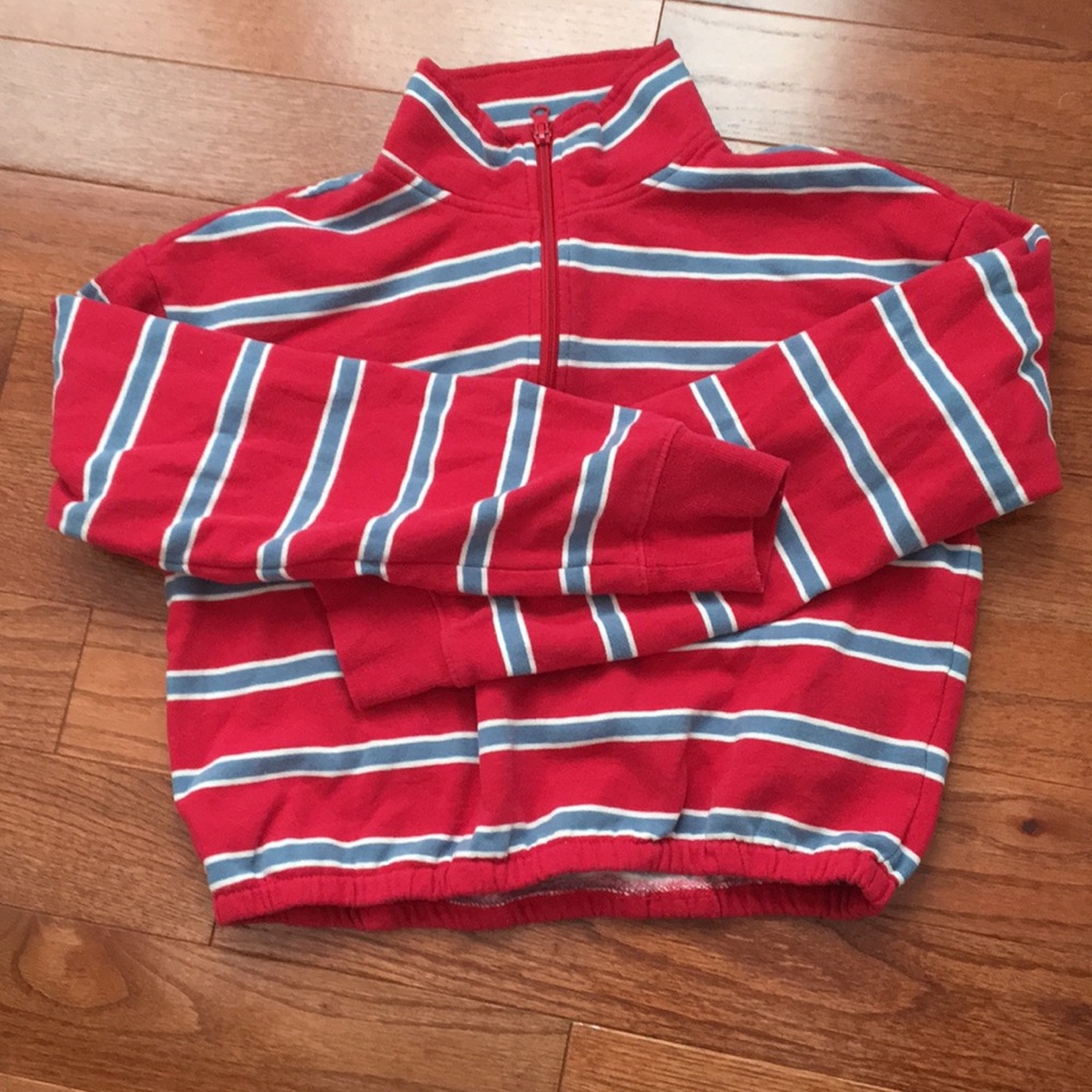 pacsun quarter zip sweatshirt